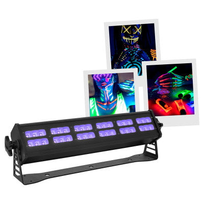 36 X 5W UV LED Bar - 36 x 5 W LED bar black light, allowing to achieve a UV effect over a wide area