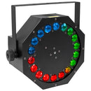 Cyclone-LZR - Light show with multi-point green laser and rotating multi-beam effect