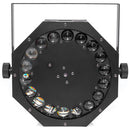 Cyclone-LZR - Light show with multi-point green laser and rotating multi-beam effect