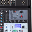 Promix 8 - 8 channels analog mixer with multi-effects and USB 2.0 connectivity