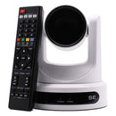 PTZOptics - PTZOptics Move SE 12X white - FHD PTZ camera, 12x optical zoom with auto-tracking function, supports simultaneous IP Video (with native NDI, SRT, RTMPS, RTSP), USB3.0, 3G-SDI, HDMI2.0 outputs, PoE+, white