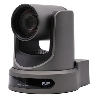 PTZOptics - PTZOptics Move SE 12X grey - FHD PTZ camera, 12x optical zoom with auto-traking function, supports simultaneous IP Video (NDI|HX3 upgradeable, SRT, RTMPS, RTSP), USB3.0, 3G-SDI, HDMI2.0 outputs, PoE+, grey