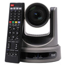 PTZOptics - PTZOptics Move SE 12X grey - FHD PTZ camera, 12x optical zoom with auto-tracking function, supports simultaneous IP Video (with native NDI, SRT, RTMPS, RTSP), USB3.0, 3G-SDI, HDMI2.0 outputs, PoE+, grey