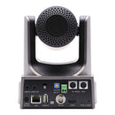 PTZOptics - FHD PTZ camera, 20x optical zoom with auto-tracking function, supports simultaneous IP Video (with native NDI, SRT, RTMPS, RTSP), USB 3.0, 3G-SDI, HDMI 2.0 outputs, PoE+, grey