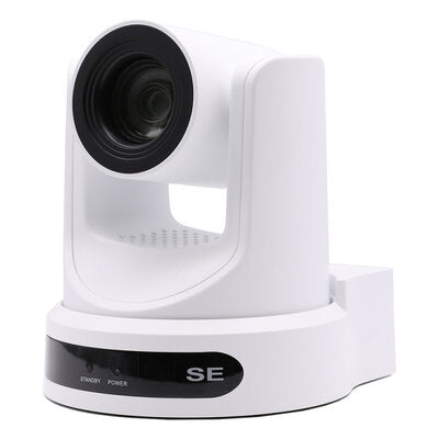 PTZOptics - FHD PTZ camera, 30x optical zoom with auto-tracking function, supports simultaneous IP Video (with native NDI, SRT, RTMPS, RTSP), USB3.0, 3G-SDI, HDMI2.0 outputs, PoE+, white