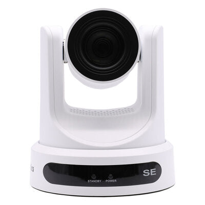 PTZOptics - FHD PTZ camera, 30x optical zoom with auto-tracking function, supports simultaneous IP Video (with native NDI, SRT, RTMPS, RTSP), USB3.0, 3G-SDI, HDMI2.0 outputs, PoE+, white