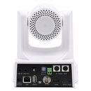 PTZOptics - FHD PTZ camera, 30x optical zoom with auto-tracking function, supports simultaneous IP Video (with native NDI, SRT, RTMPS, RTSP), USB3.0, 3G-SDI, HDMI2.0 outputs, PoE+, white