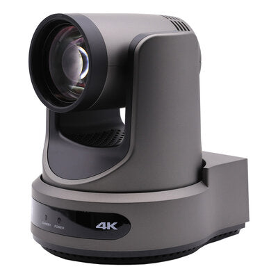 PTZOptics - PTZOptics Move 4K 12X grey - 4K UHD PTZ camera, 12x optical zoom with auto-traking function, supports simultaneous IP Video (NDI|HX3, SRT, RTMPS, RTSP), USB2.0, 3G-SDI, HDMI2.0 outputs, PoE+, grey