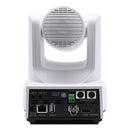 PTZOptics Move 4K 20X white - 4K UHD PTZ camera, 20x optical zoom with auto-tracking function, supports simultaneous IP Video (NDI|HX3, SRT, RTMPS, RTSP), USB2.0, 3G-SDI, HDMI2.0 outputs, PoE+, white