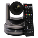 PTZOptics - PTZOptics Move 4K 20X grey - 4K UHD PTZ camera, 20x optical zoom with auto-tracking function, supports simultaneous IP Video (NDI|HX3, SRT, RTMPS, RTSP), USB2.0, 3G-SDI, HDMI2.0 outputs, PoE+, grey