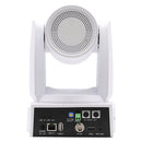 PTZOptics Move 4K 30X white - 4K UHD PTZ camera, 30x optical zoom with auto-tracking function, supports simultaneous IP Video (NDI|HX3, SRT, RTMPS, RTSP), USB2.0, 3G-SDI, HDMI2.0 outputs, PoE+, white