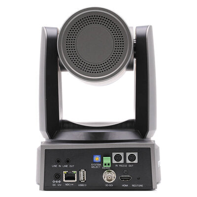 PTZOptics - PTZOptics Move 4K 30X grey - 4K UHD PTZ camera, 30x optical zoom with auto-tracking function, supports simultaneous IP Video (NDI|HX3, SRT, RTMPS, RTSP), USB2.0, 3G-SDI, HDMI2.0 outputs, PoE+, grey