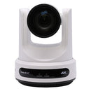PTZOptics Link 4K 12X white - 4K UHD PTZ camera, 12x optical zoom with auto-tracking function, supports simultaneous IP Video (DANTE AV-H, SRT, RTMPS, RTSP), USB2.0, 3G-SDI, HDMI2.0 outputs, PoE+, white