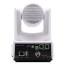 PTZOptics Link 4K 20X white - 4K UHD PTZ camera, 20x optical zoom with auto-tracking function, supports simultaneous IP Video (DANTE AV-H, SRT, RTMPS, RTSP), USB2.0, 3G-SDI, HDMI2.0 outputs, PoE+, white