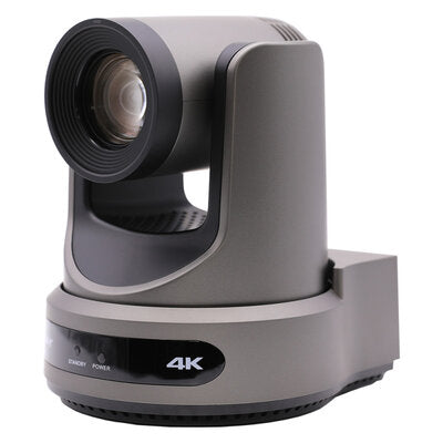 PTZOptics Link 4K 20X grey - 4K UHD PTZ camera, 20x optical zoom with auto-tracking function, supports simultaneous IP Video (DANTE AV-H, SRT, RTMPS, RTSP), USB 2.0, 3G-SDI, HDMI 2.0 outputs, PoE+, grey