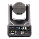 PTZOptics - 4K UHD PTZ camera, 20x optical zoom with auto-tracking function, supports simultaneous IP Video (DANTE AV-H, SRT, RTMPS, RTSP), USB 2.0, 3G-SDI, HDMI 2.0 outputs, PoE+, grey