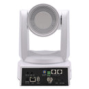 PTZOptics Link 4K 30X white - 4K UHD PTZ camera, 30x optical zoom with auto-tracking function, supports simultaneous IP Video (DANTE AV-H, SRT, RTMPS, RTSP), USB2.0, 3G-SDI, HDMI2.0 outputs, PoE+, white