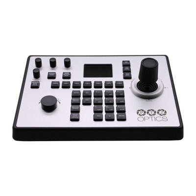 PTZOptics - PTZOptics PT-JOY-G4 - IP or serial PTZ camera controller, VISCA & VISCA over IP joystick keyboard, PoE & universal power supply