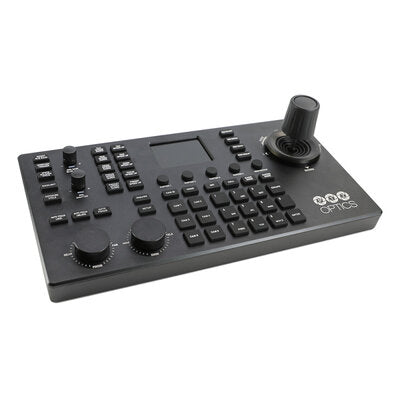 PTZOptics - PTZOptics SuperJoy - IP & serial PTZ camera joystick controller, PTZOptics VISCA, VISCA over IP / NDI, PoE, universal power supply