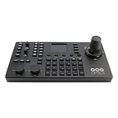 PTZOptics - PTZOptics SuperJoy - IP & serial PTZ camera joystick controller, PTZOptics VISCA, VISCA over IP / NDI, PoE, universal power supply