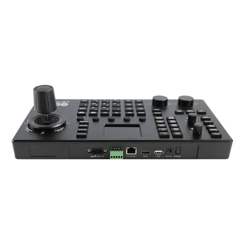 PTZOptics - PTZOptics SuperJoy - IP & serial PTZ camera joystick controller, PTZOptics VISCA, VISCA over IP & NDI, PoE & universal power supply