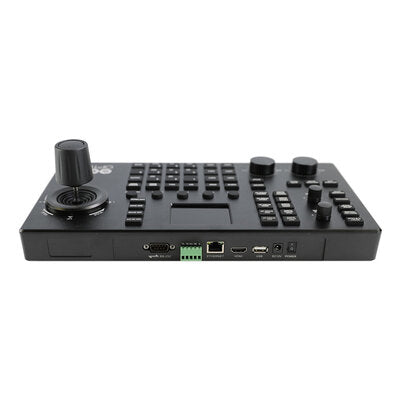 PTZOptics - PTZOptics SuperJoy - IP & serial PTZ camera joystick controller, PTZOptics VISCA, VISCA over IP / NDI, PoE, universal power supply