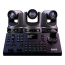 PT20X4K-PRODUCER-SJOY - Bundle with 3 x  PT20X-4K-GY-G3 cameras, 1 x PT-SUPERJOY-G1 IP / serial joystick controller and the PTZOptics Camera Management Platform (CMP)