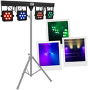 KOLOR-BAR - LED bar with 4 projectors, 7 x 8 W RGBW 4-in-1 LEDs each, Strobo, DMX control