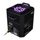 Antari - 1820 W, 27 x RGBAW LED stage jet fogger with LCD control panel, water based compatible fluids, 3-pin and 5-pin DMX, wireless remote