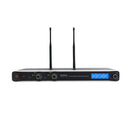 4910_DA_UHF_MHPT20 - UHF wireless system, 1 handheld transmitter, 1 bodypack (with headworn and lavalier mics), 1 dual CH PLL receiver