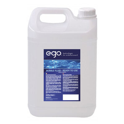 EGO Technologies - EGO - BUBBLE FLUID - READY TO USE - Universal fluid for bubble machines, 5 L can