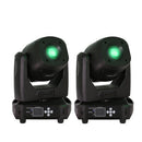 PACK LYRE SPOT 100W PRIMUS - Pack of 2 Spot moving heads, 100 W ultra-bright white LED + flight case