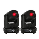 PACK LYRE SPOT 100W PRIMUS - Pack of 2 Spot moving heads, 100 W ultra-bright white LED + flight case