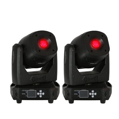PACK LYRE SPOT 100W PRIMUS - Pack of 2 Spot moving heads, 100 W ultra-bright white LED + flight case