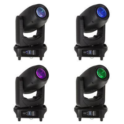 PACK LYRE MATIC 3EN1 250W - Pack of 2 hybrid moving heads (Spot, Beam and Wash), 250 W LED + flight case