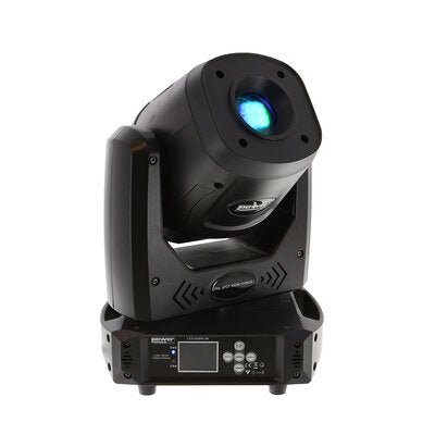 LYRE SPOT 100W SYRIUS - 100 W spot moving head, white LED, 2 Gobo wheels, 6 facets prism, DMX control