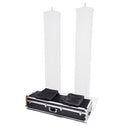 LSA 220 PROCASE WH - Flight case + 2 x LSA 220 BL loudspeakers or fixtures stands, white color