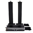 LSA 220 PROCASE BL - Flight case + 2 x LSA 220 BL loudspeakers or fixtures stands, black color