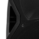 PS15A-BT - 450 W 2-way ABS active loudspeaker, 15" woofer, 1" tweeter, 1 MIC input, 1 line input and 1 link output,  USB / SDHC reader and Bluetooth receiver
