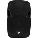 PS12A-BT - 400 W 2-way ABS active loudspeaker, 12" woofer, 1" tweeter, 1 MIC input, 1 line input and 1 link output,  USB / SDHC reader and Bluetooth receiver
