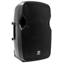 PS12A-BT - 400 W 2-way ABS active loudspeaker, 12" woofer, 1" tweeter, 1 MIC input, 1 line input and 1 link output,  USB / SDHC reader and Bluetooth receiver