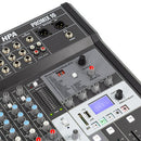 Promix 16 - 16-channel analog mixer with multi-effects and USB 2.0 connectivity, 14 MIC inputs with +48 V Phantom power, 12 line inputs and 2 stereo inputs, USB recorder and MP3, Bluetooth and SD player