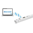 EGO Professional - Color tube set 8 - Intelligent wireless LED tube, 2.4 GHz Wi-Fi, Art-Net / DMX signal control, powered by rechargeable batteries, kit with ABS case and 8 LED tubes + accessories and amplifier to expand the signal transmission range