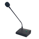 MIC-2 - 2-zone call microphone console for AM-2 series amplifiers, 3 zone buttons provide an easy-to-use control interface for zone calling, one general (ALL) and one for each zone (1 to 2)