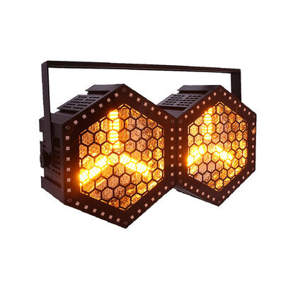 PAR 2BEE - Pack 2 retro LED spotlights 3 x 50 W COB + 36 RGB LEDs