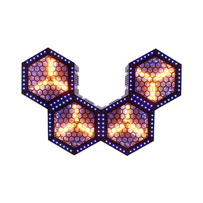 PAR 2BEE - Pack 2 retro LED spotlights 3 x 50 W COB + 36 RGB LEDs