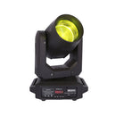 LYRE BEAM 120W COB - 120 W COB moving head beam, 2° beam width, 8 colors + white + rainbow effects, 12 patterns + white + rainbow effects for Gobo wheel,  18 facets prisms, DMX IN/OUT