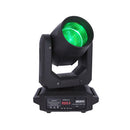 LYRE BEAM 120W COB - 120 W COB moving head beam, 2° beam width, 8 colors + white + rainbow effects, 12 patterns + white + rainbow effects for Gobo wheel,  18 facets prisms, DMX IN/OUT