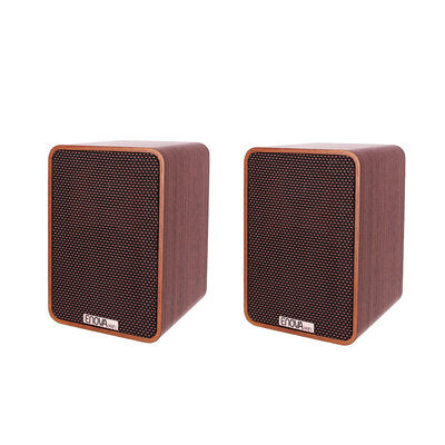 VELA II - Pair of 2 ways multimedia loudspeakers, classic design, 60 W, 4" woofer, Bluetooth, remote control