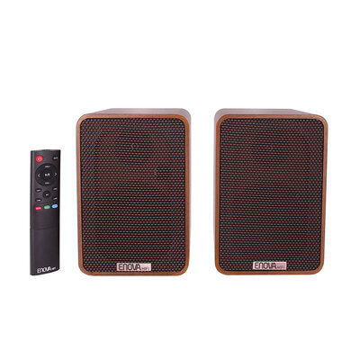 VELA II - Pair of 2 ways multimedia loudspeakers, classic design, 60 W, 4" woofer, Bluetooth, remote control